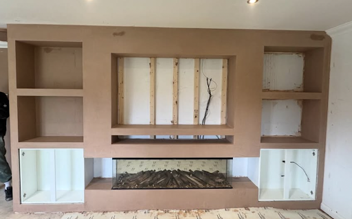 Rendered kitchen and shelving project