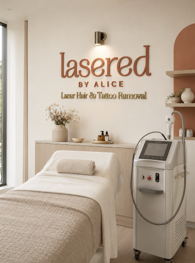 Professional aesthetic clinic practitioner performing laser treatment
