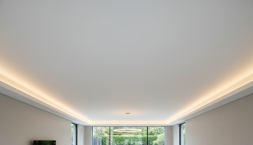 Skimmed ceiling