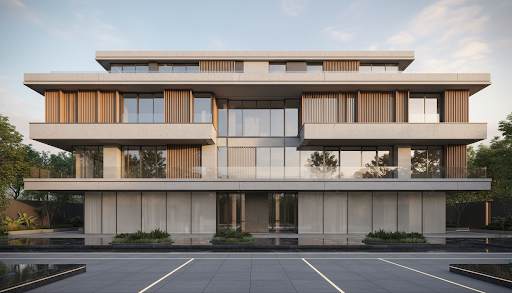 Exterior rendering